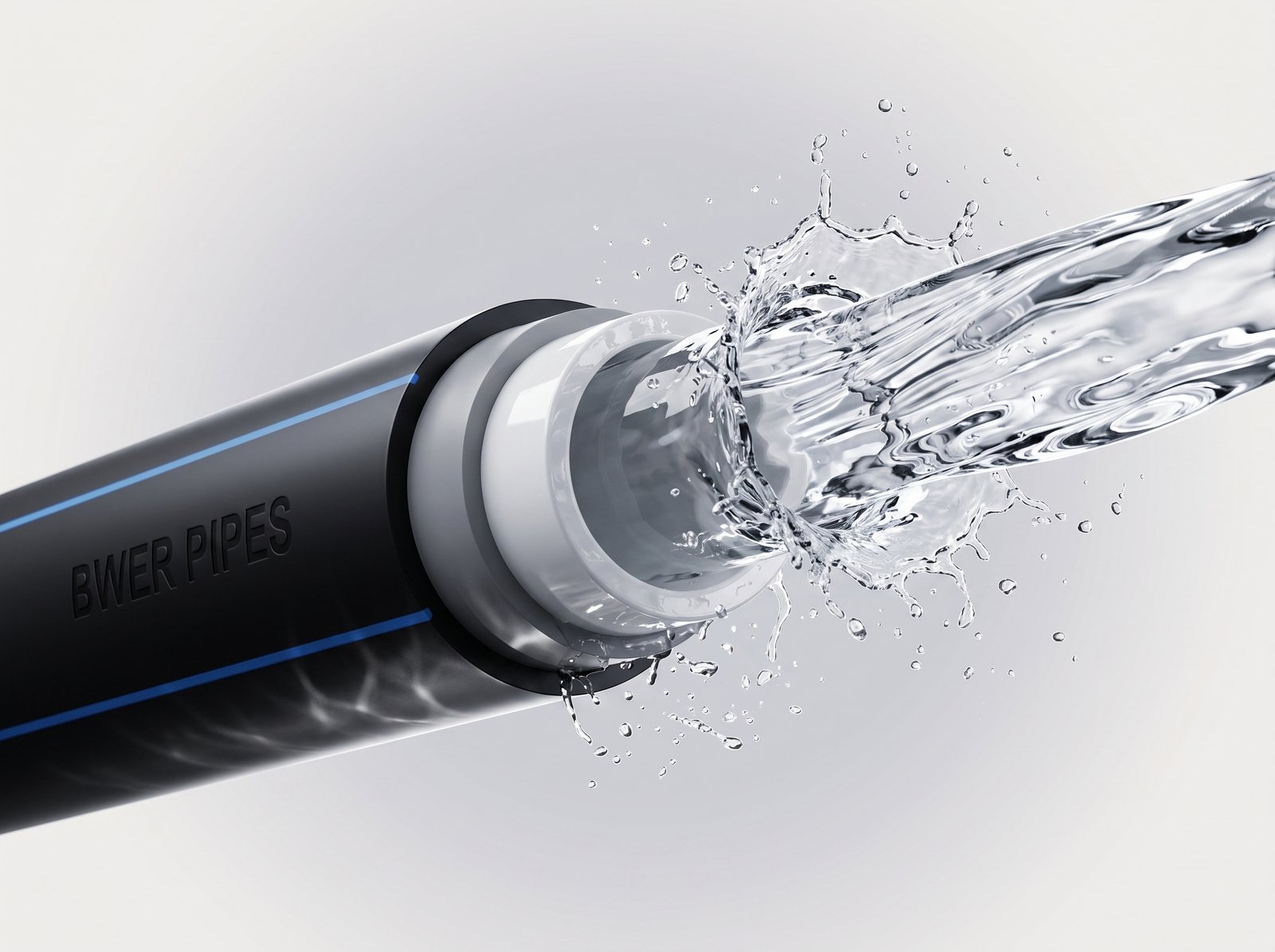 Water Stream Discharge Bwer Pipes